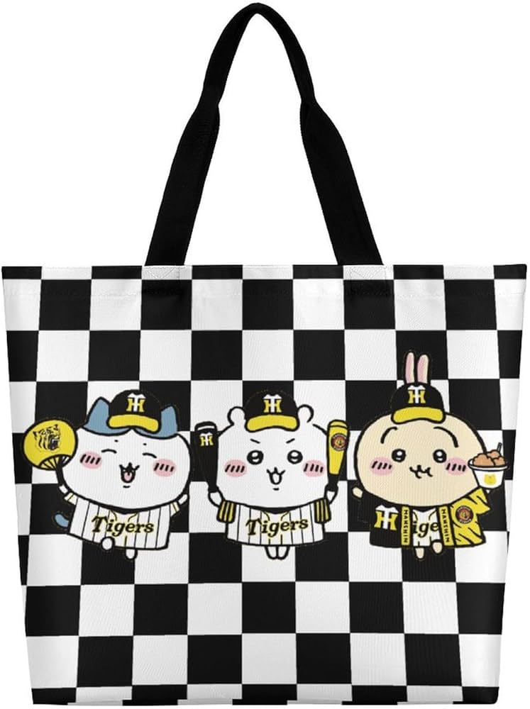 Amazon.co.jp: ちいかわ[阪神タイガース] エコバッグ 折りたたみ